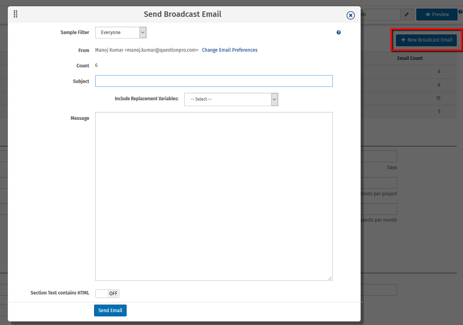Survey Software Help Image